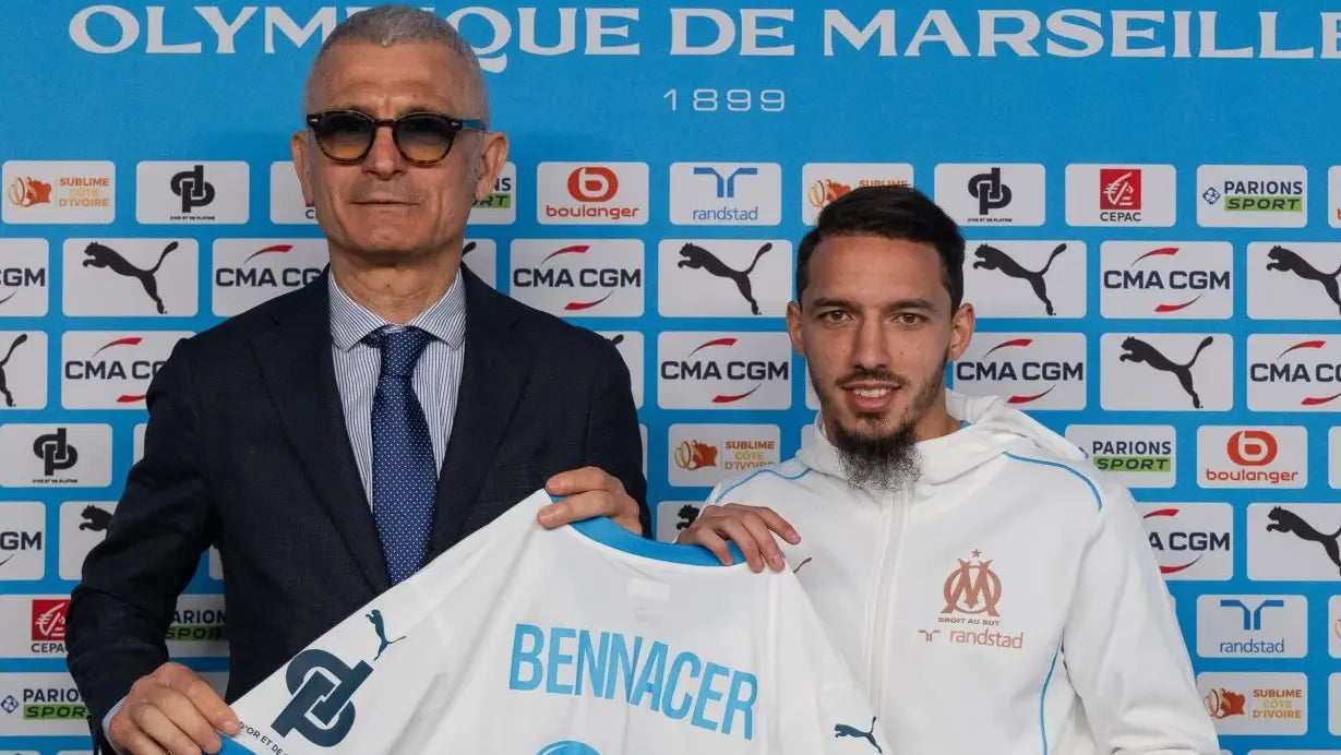 Algérie : Ismaël Bennacer fait son entrée à l'Olympique de Marseille