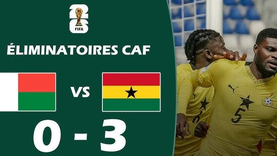 Ghana : retour en force avec une victoire écrasante contre Madagascar
