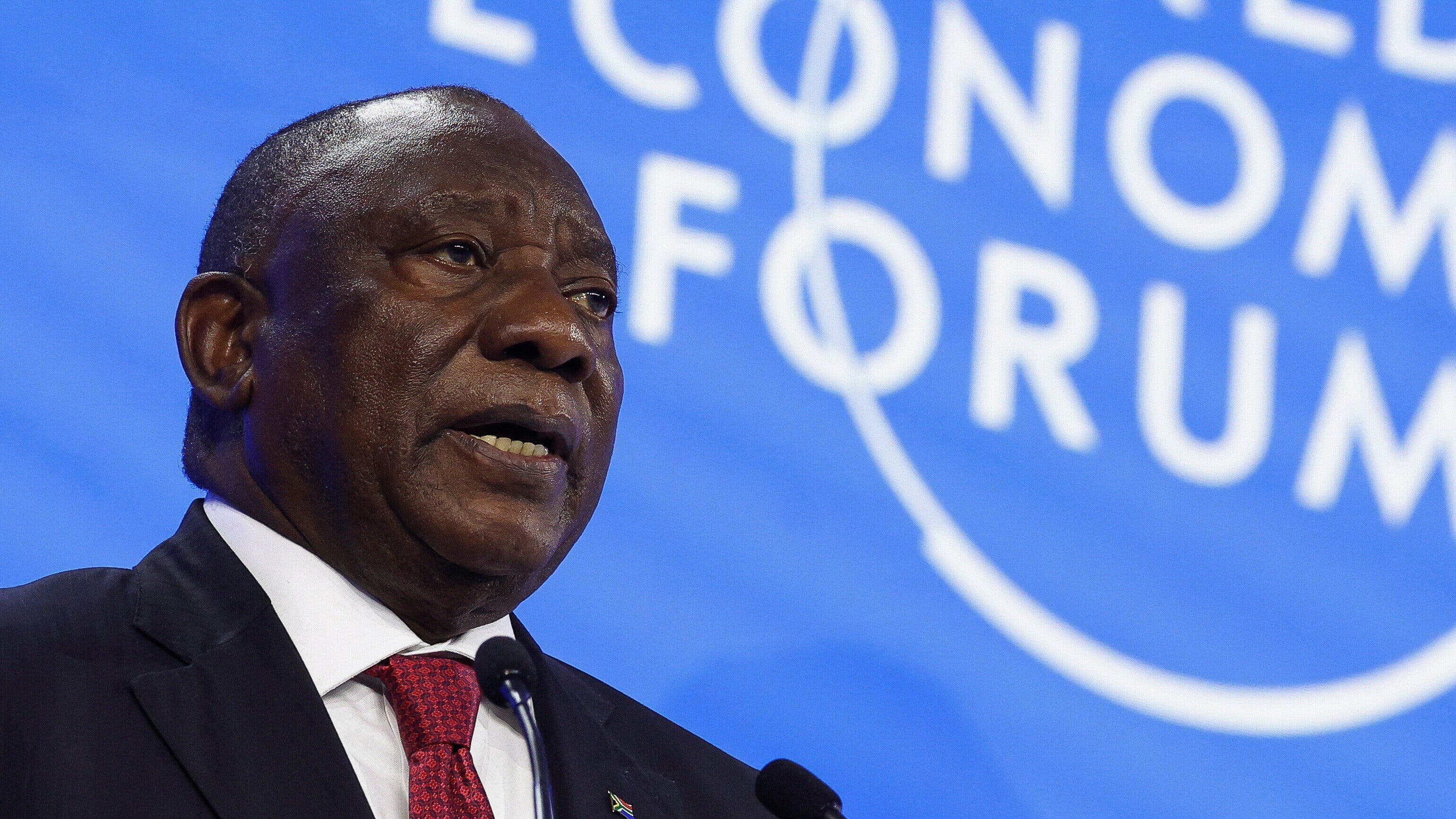 Afrique du Sud : Ramaphosa appelle à l'action face aux crises globales à Davos